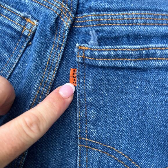 Vintage 80s Levi's Ladies 845 Straight Leg Jeans Size 16 - Picture 4 of 8